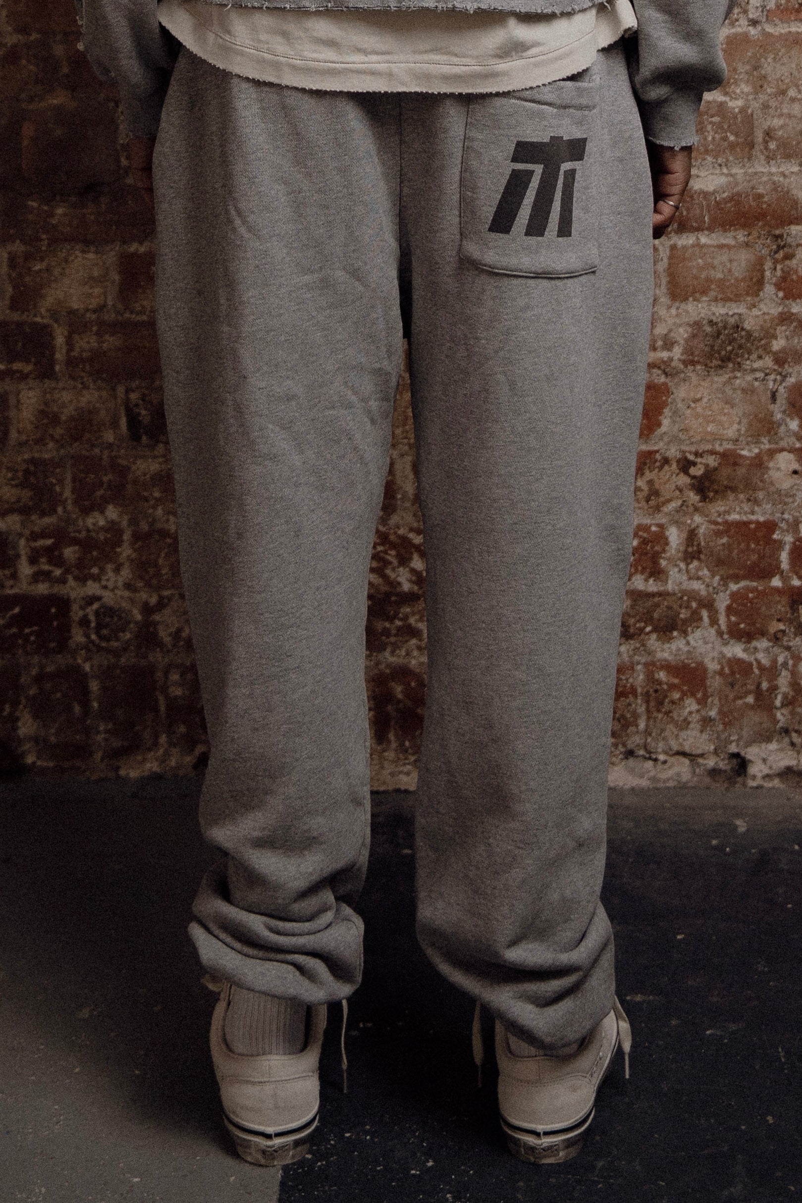 grey athletic department sweats