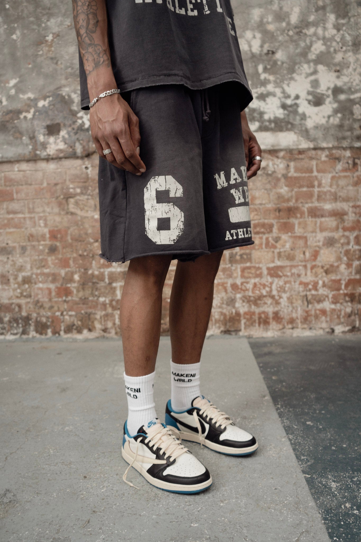 athletic department shorts - washed plum