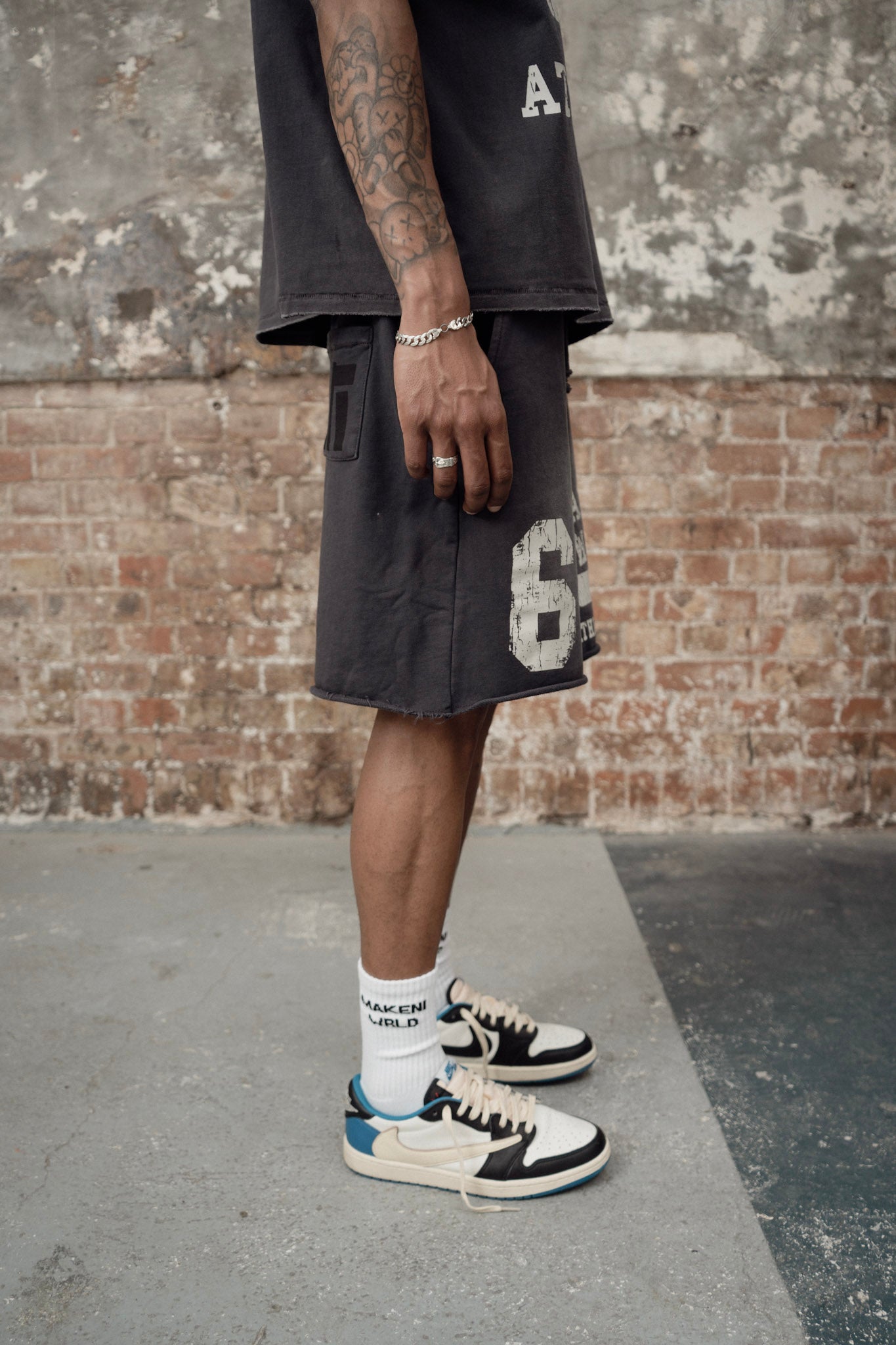 athletic department shorts - washed plum