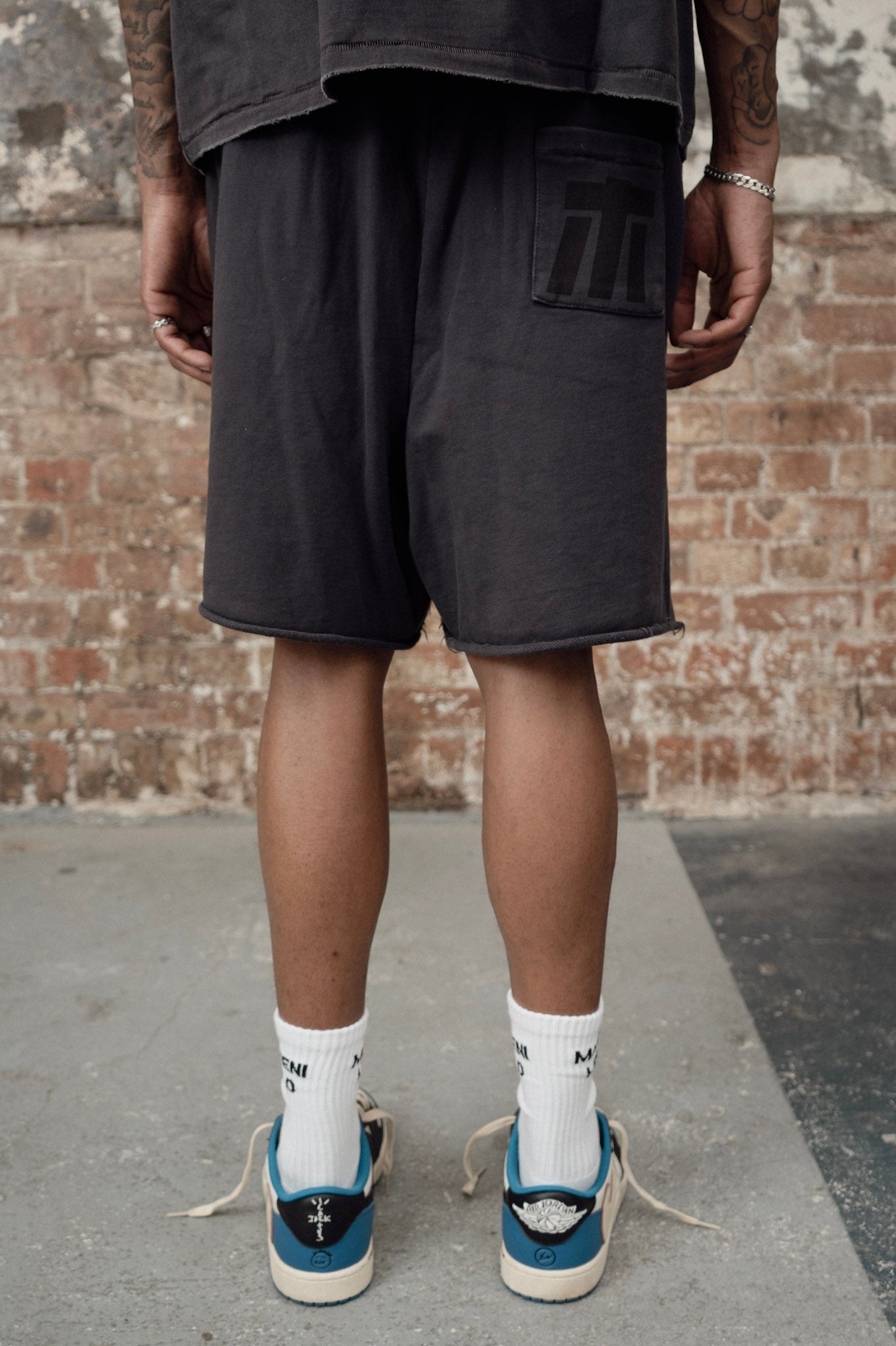 athletic department shorts - washed plum