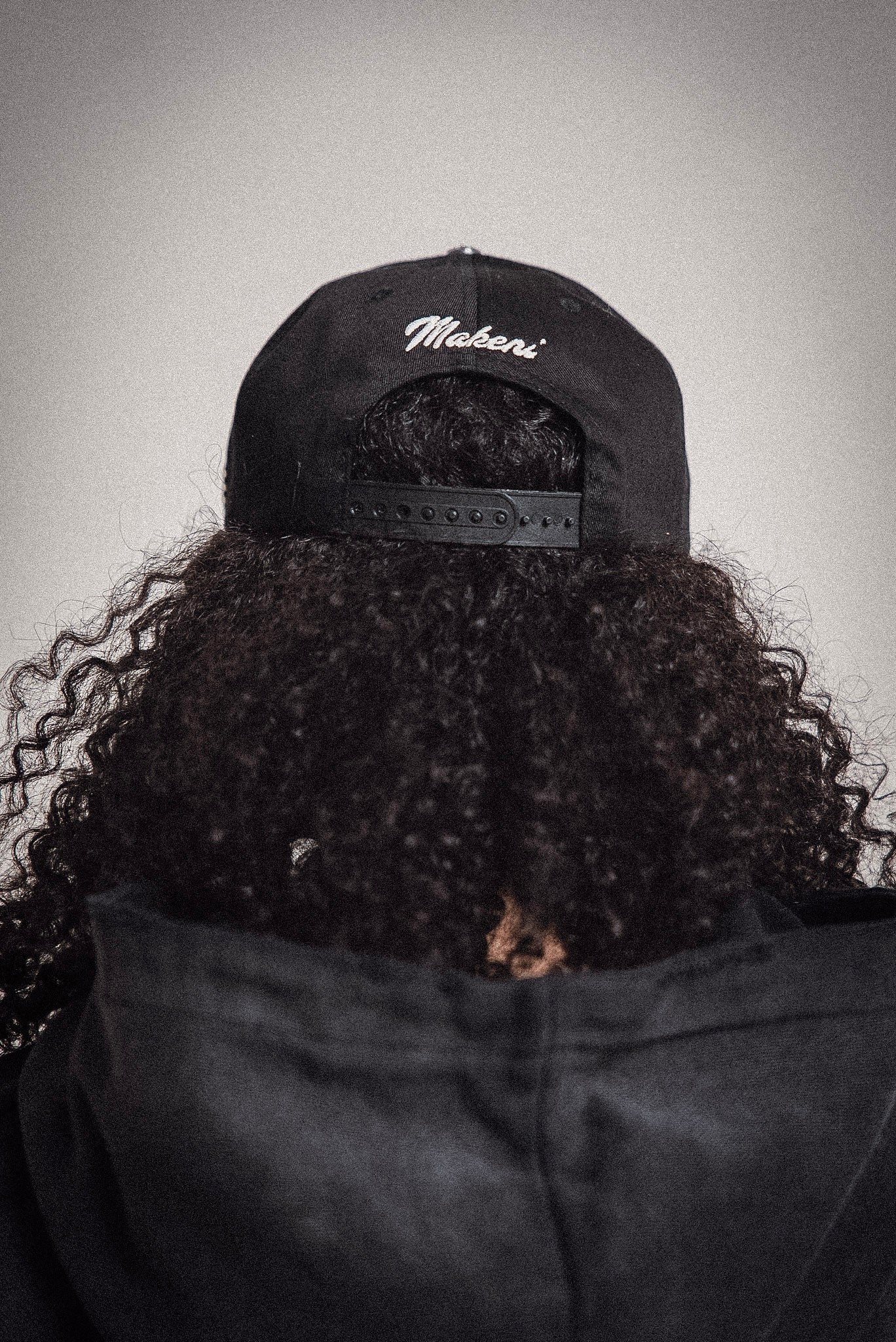 m logo baseball cap - black/ grey