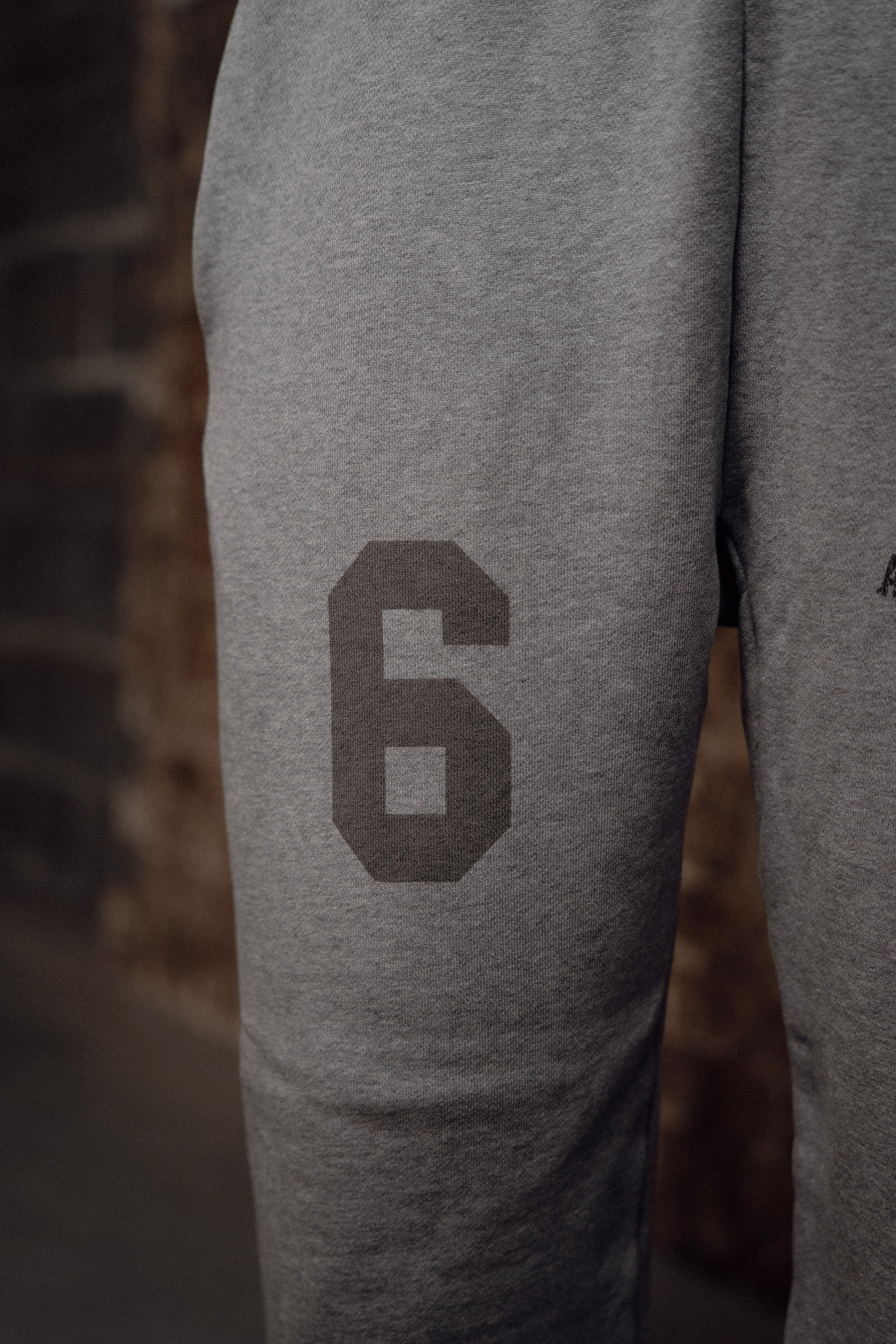 grey athletic department sweats