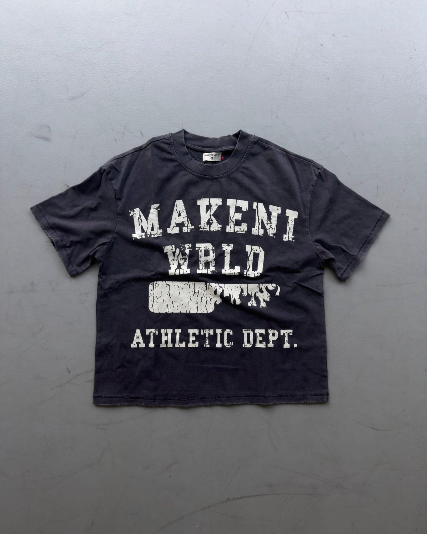 athletic department tee - washed plum